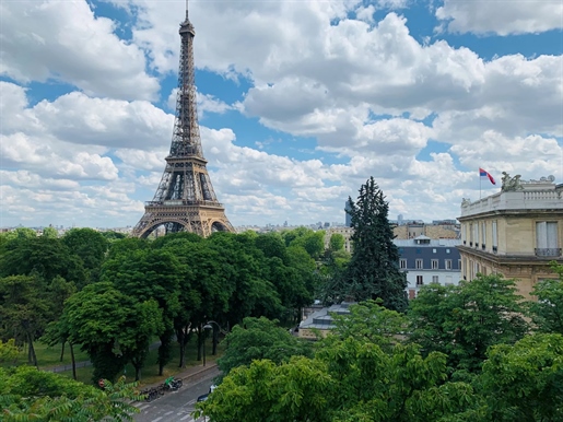 Paris XVIth -Trocadero Eiffel Tower View