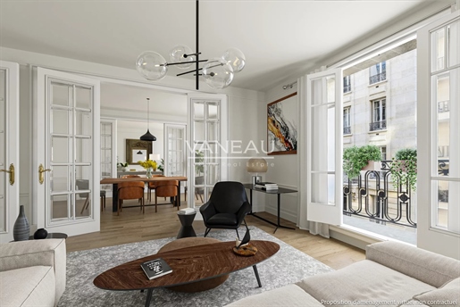 Paris XVI - Village D'auteuil - Beautiful family and reception apartment - four bedrooms.