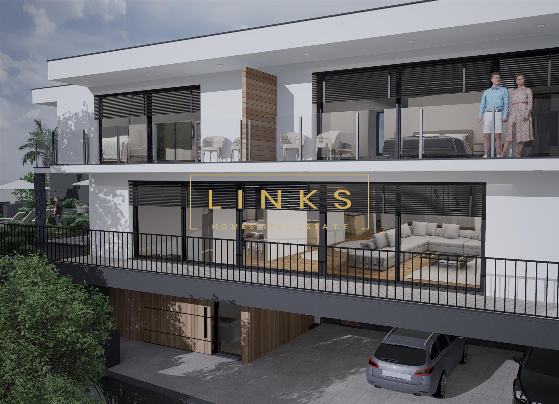 Luxuosa Moradia T3 em Construção com Piscina e Vista Mar no Funchal