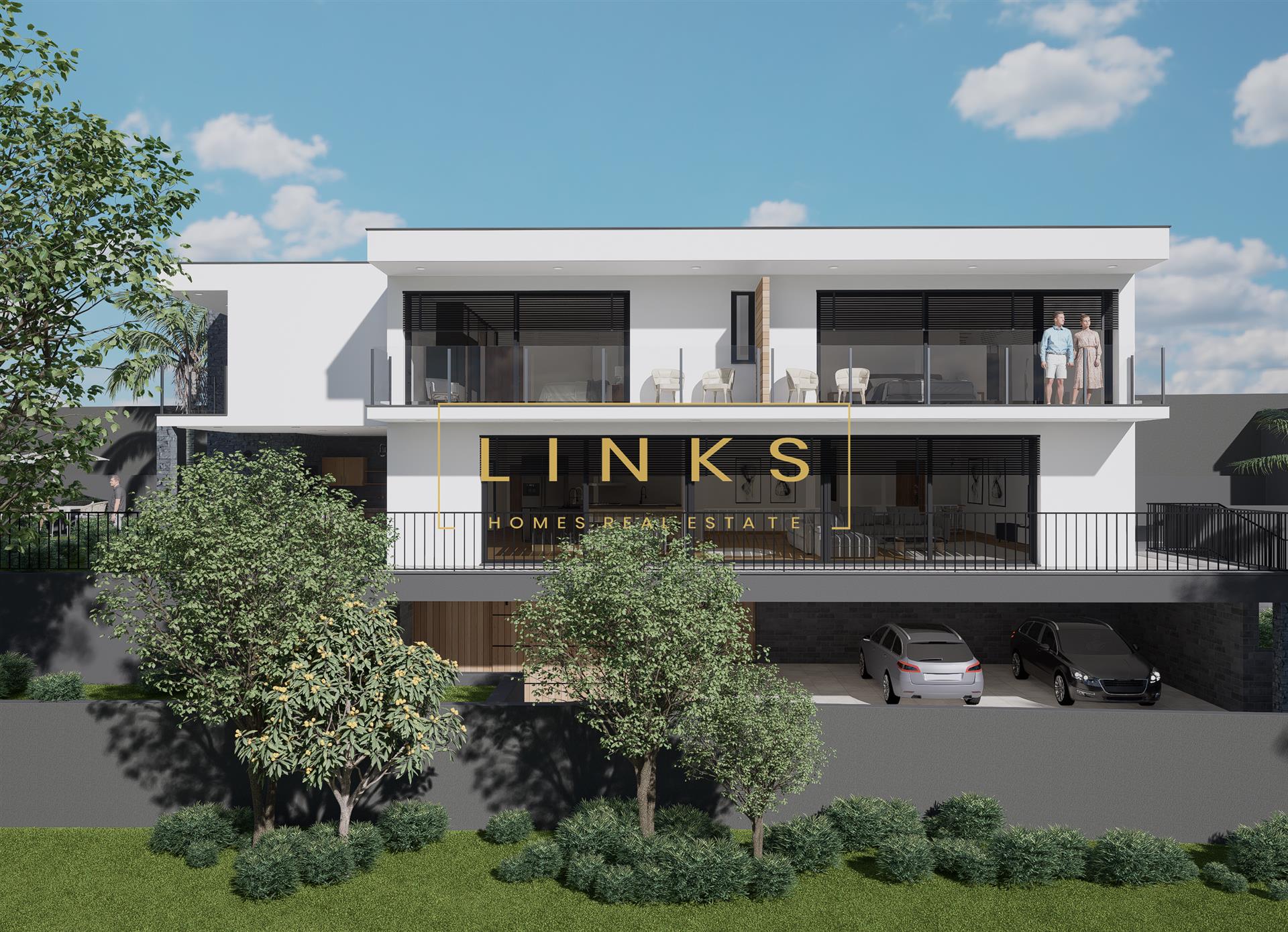 Luxuosa Moradia T3 em Construção com Piscina e Vista Mar no Funchal
