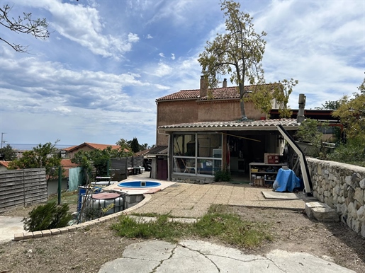 Menton in der Nähe von Carnolès - Haus zu renovieren - Meerblick