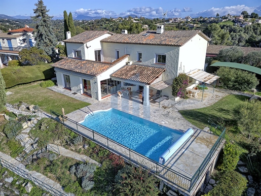 Belle villa 6 pièces avec vue panoramique mer et montagnes - 180 m2 - Cagnes-Sur-Mer - Les colettes