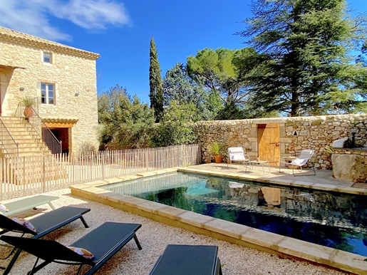 Cèze valley, authentic property, magnificent renovation, simple and refined, peace and light....