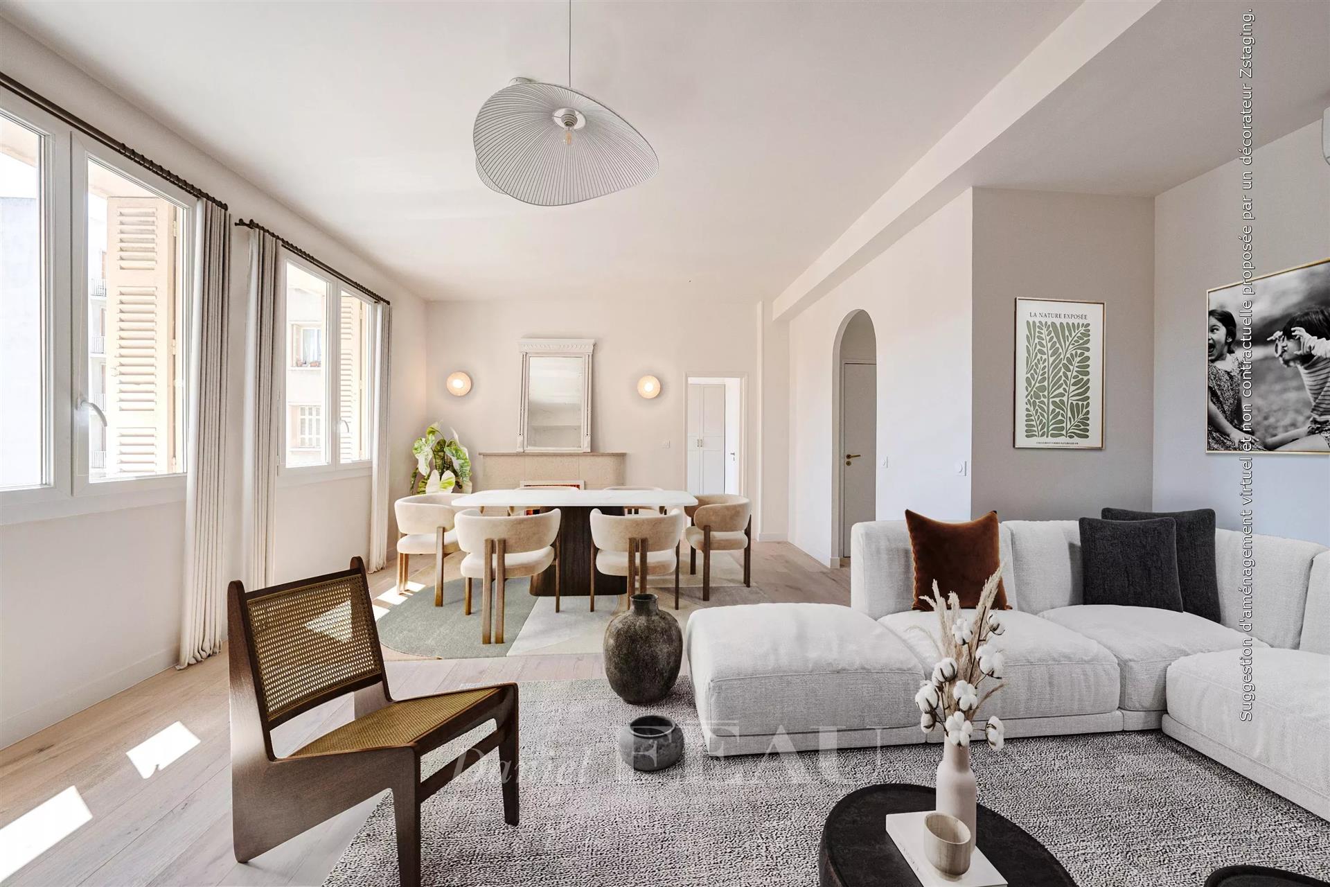 Marseille 2nd District – A 3-bed apartment in a prime location