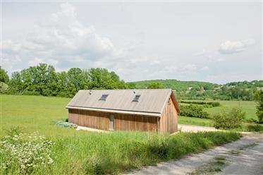Maison écologique en bois à Salviac