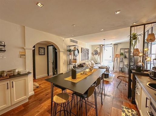 Charming, renovated two-bedroom apartment for sale right in the
