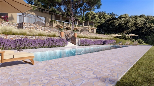 Provençaalse villa met zeer mooi uitbreidingsproject in Gassin
