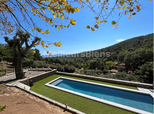 Sainte Maxime: Exceptional property, golf view of Saint-Tropez and 15 hectares of land