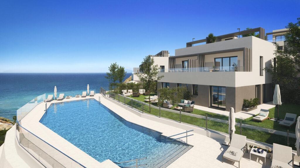 Nouvelle maison moderne avec vue sur la mer ?