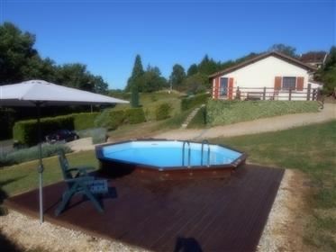 House with separate gite and swimming pool