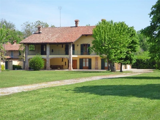 A Restored Country House with Park in the Area of Barolo