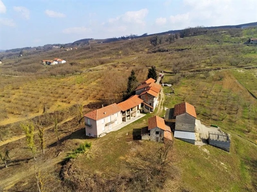 A Group of Farmhouses for Restoration in the High Langhe