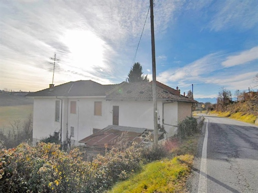 In Monforte d'Alba, a Country House with over a Hectare of Land for Sale