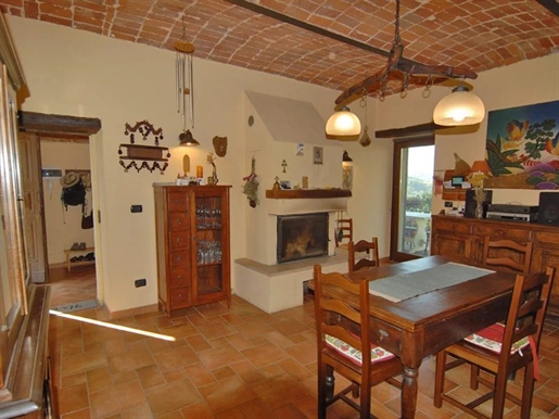 In the High Langhe, a Restored Country House with 2 Hectares of Land and a Glamping Area