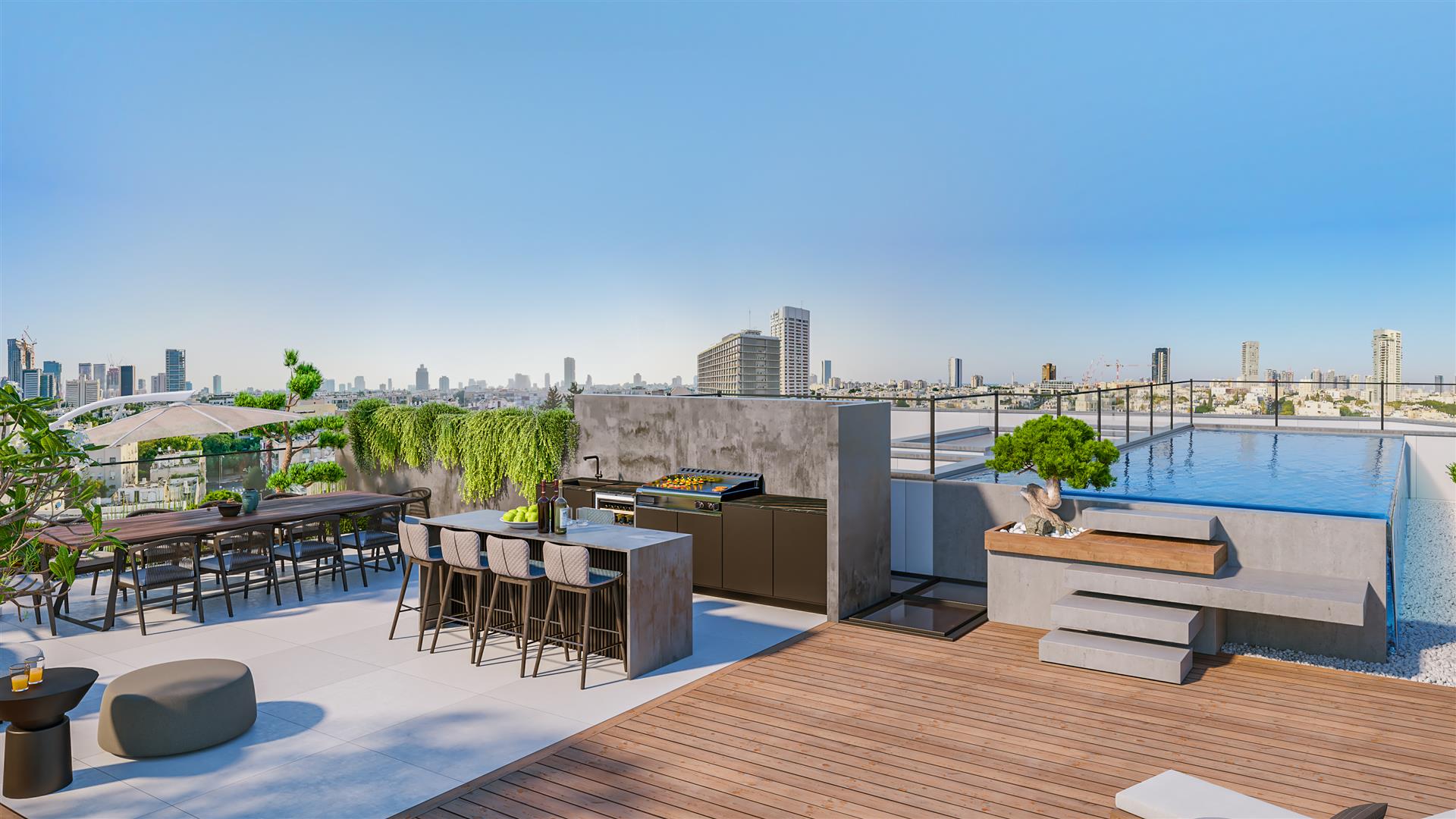Exclusive luxury penthouse in the new north of Tel Aviv, area near Rabin Square