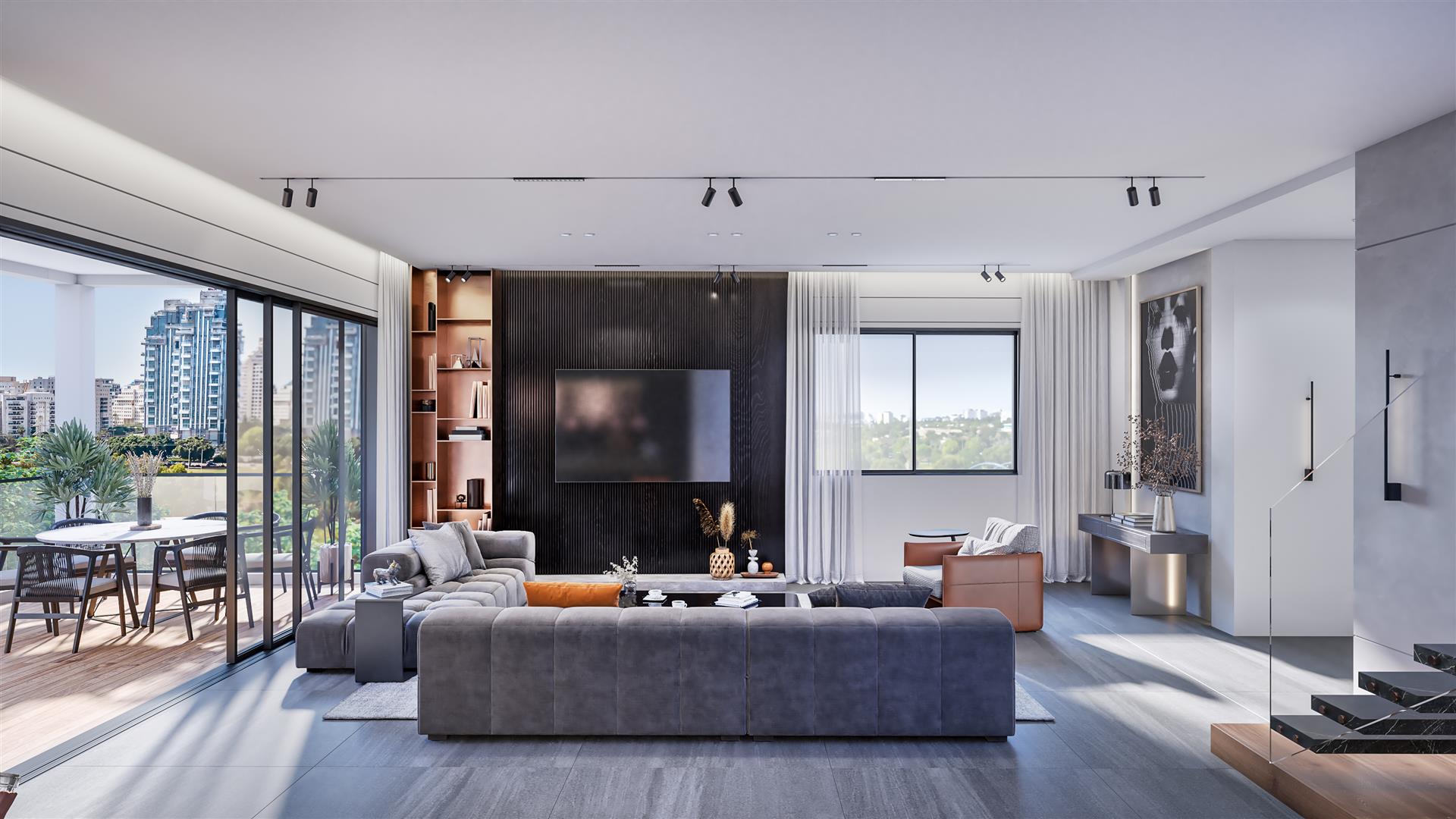 Exclusive luxury penthouse in the new north of Tel Aviv, area near Rabin Square