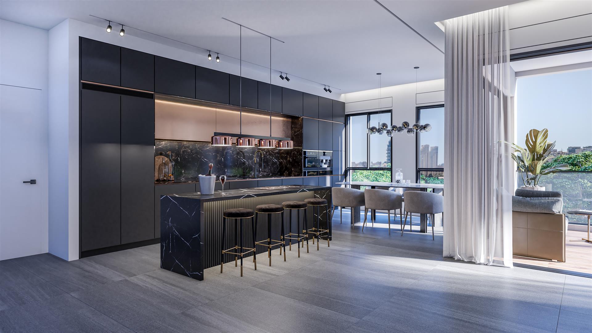 Exclusive luxury penthouse in the new north of Tel Aviv, area near Rabin Square