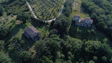  Очарователен земеделски имот център Италия
