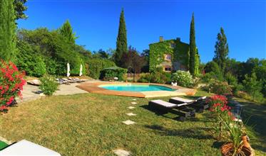 Charming property for sale in Mirabel aux Baronnies with a garden and a swimming pool and 2 cottages