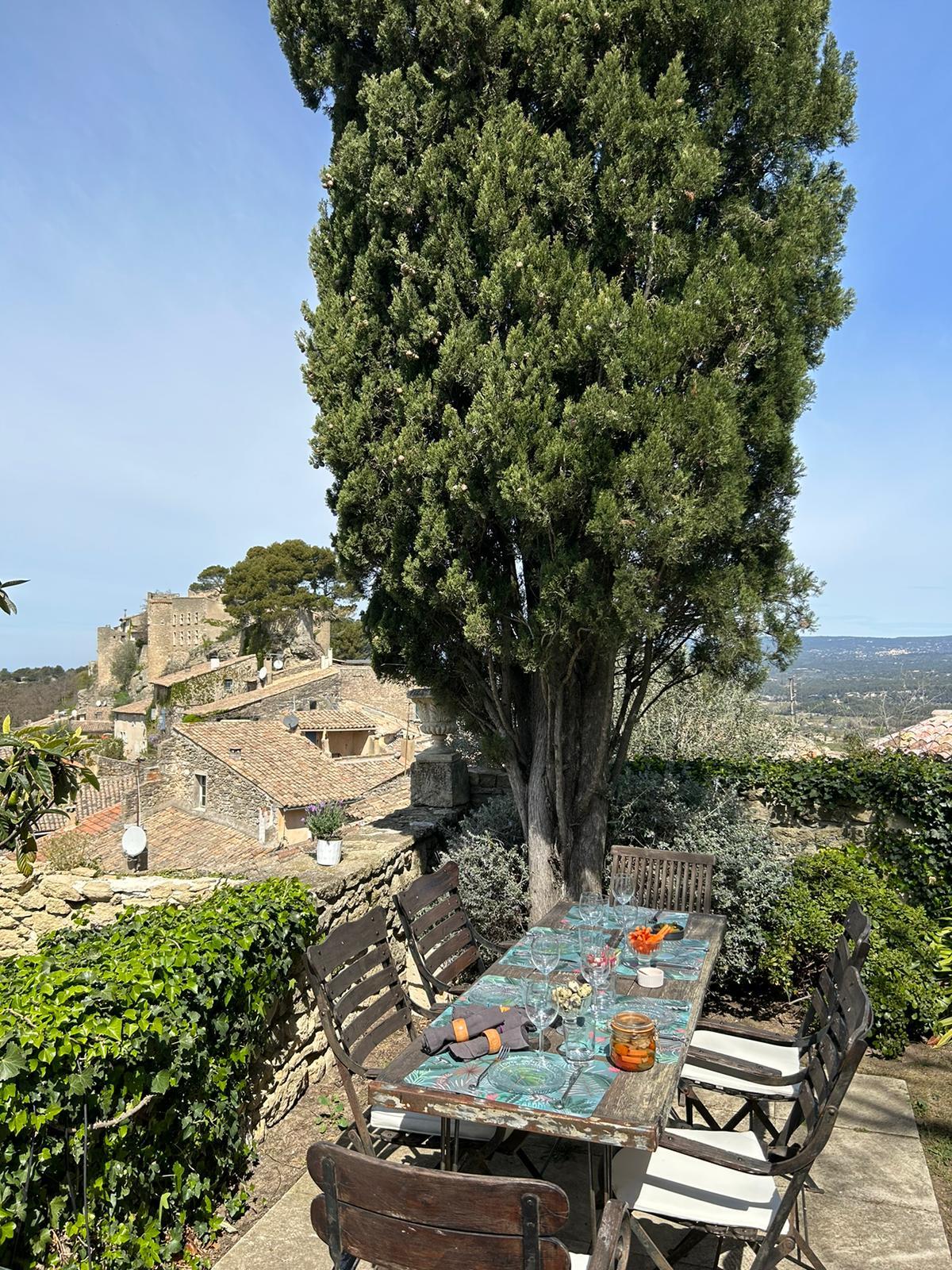 Character village house for sale in Ménerbes with a panoramic view