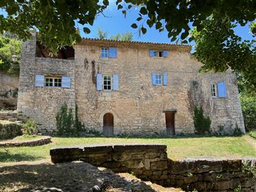 Character Bastide for sale in the Luberon with 350 trffle oak trees