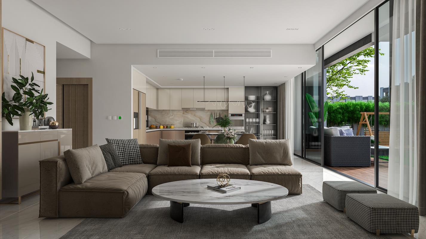 Luxuriöses Stadthaus 2 Schlafzimmer | Zahlung 1% pro Monat Reihenhäuser in Dubailand mit einem flex