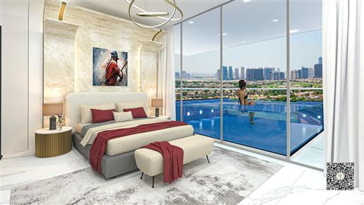 Fully Furnished -With a private pool option.- 1 % monthly payment plan Guaranteed rentals of 6% for 