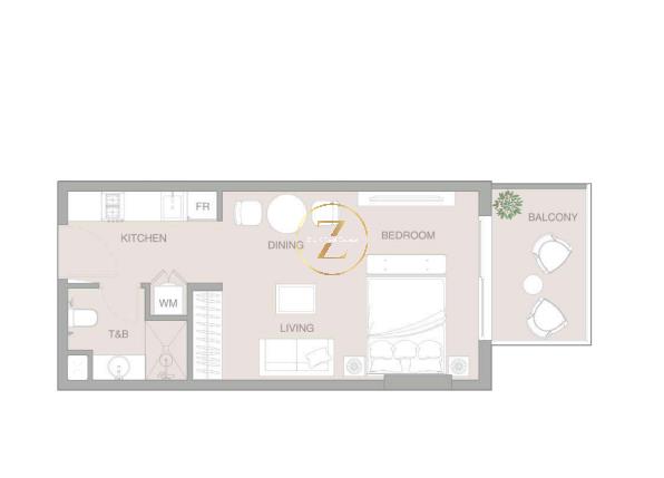 Fully Furnished |Studio Bedroom | Modern | Prime Location | Spacious | Smart Home | High Roi