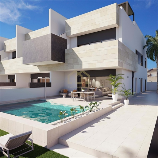 New Build Residential Of Bungalow Apartments In Pilar De La Horadada