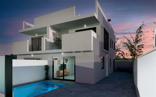 New Build Residental Of Semi-Detached Villas In San Pedro Del Pinatar