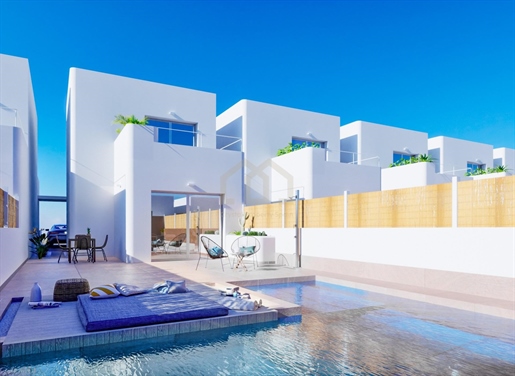 Ibicencan Style New Build Villas In Los Alcazares