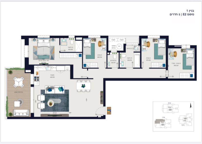 Spacious 5-Room Family Apartment in Netanya