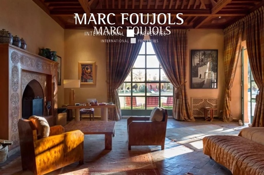 Exceptional property signed Charles Boccara for sale in the Palmeraie of Marrakech