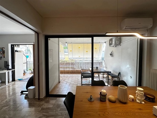 Bright 92 sq.m. Apartment with Parking & Large Balconies – Kallithea, 6 min from Isap