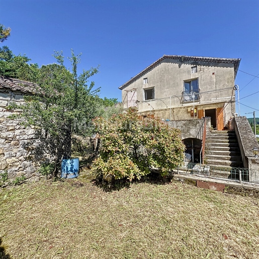 South Ardèche, House with Authentic Charm of 200 m² of living space