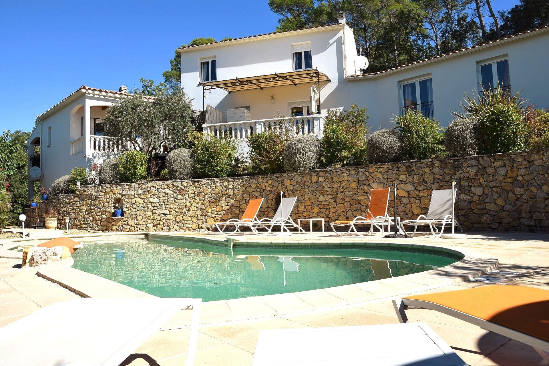 Property with 5 apartments near the village