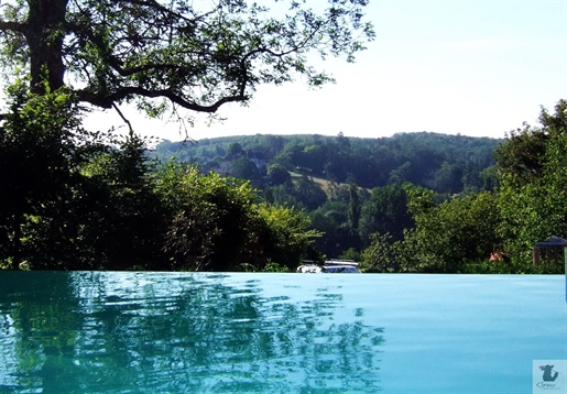 15 Minutes North East Bergerac - Atypical Périgourdine renovated 212 m2 - Breathtaking view of the v