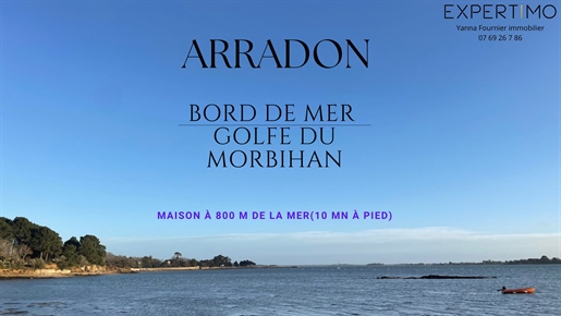 House Arradon, Gulf Of Morbihan, 120 M2, 4 Bedrooms, 7 Kms From Vannes