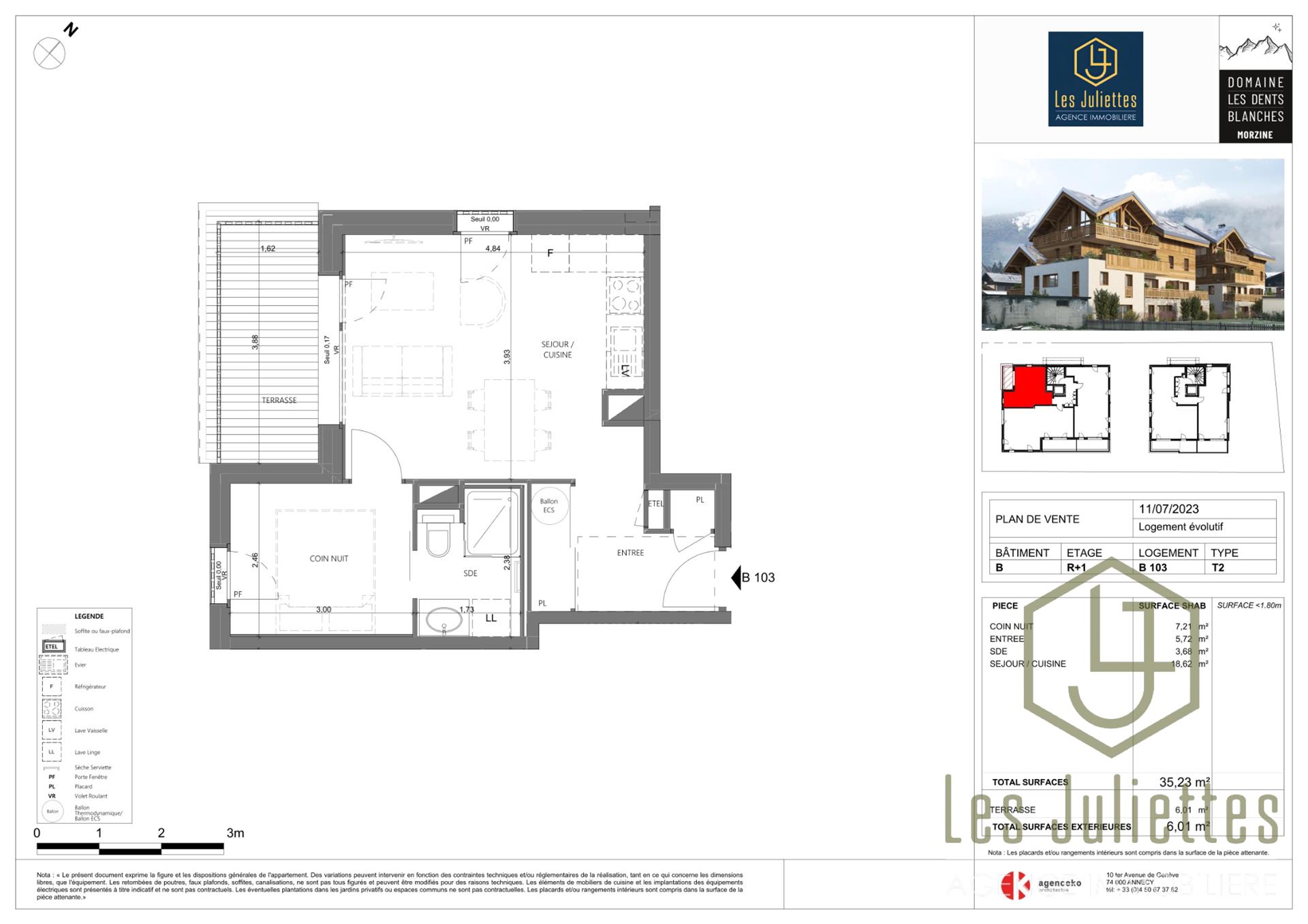 Les Dents Blanches - T2 Apartment