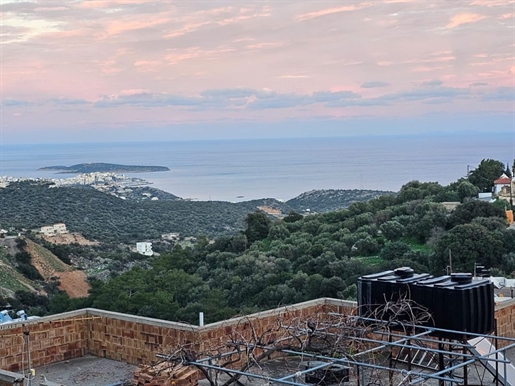 4 terrains à bâtir adjacents avec vue sur la mer près d’Agios Nikolaos