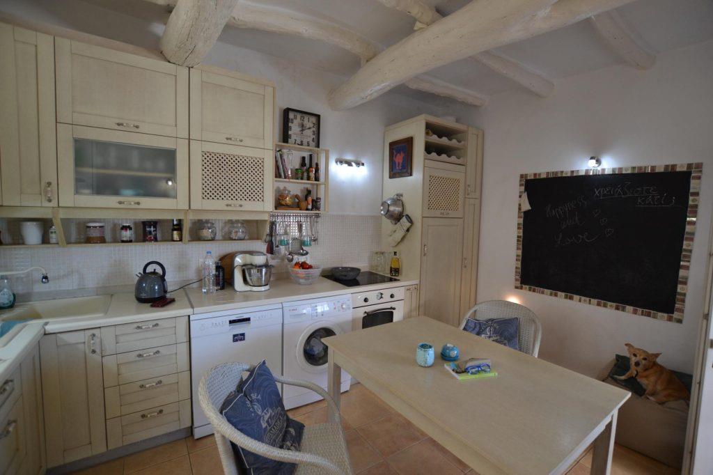 Beautifully renovated village house with outside space and nice views.