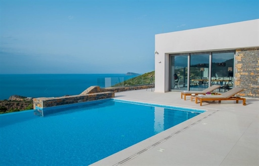Luxueuse villa de 5 chambres avec vue imprenable à Istron, Agios Nikolaos