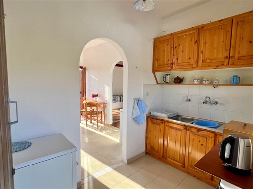 2 Apartments mit freiem Meerblick und großem Garten.