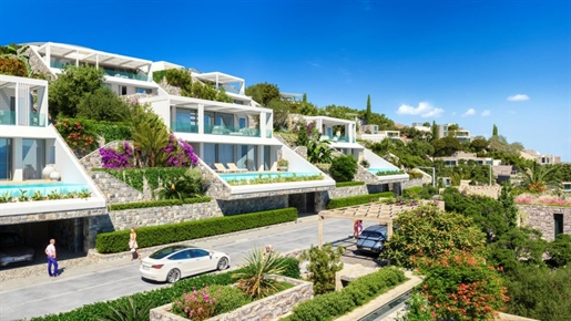 Luxueuse villa de 2 chambres avec terrasse dans la station balnéaire la plus récente d’Elounda.