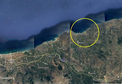 Terrain à bâtir en bord de mer à Milatos, Crète