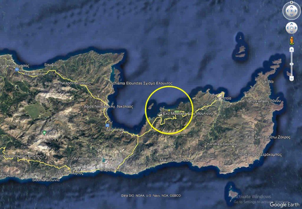 Large seafront building land, suitable for hotel development, Mochlos, Crete