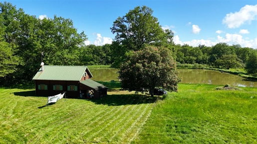 Property with pond on nearly 5 hectares