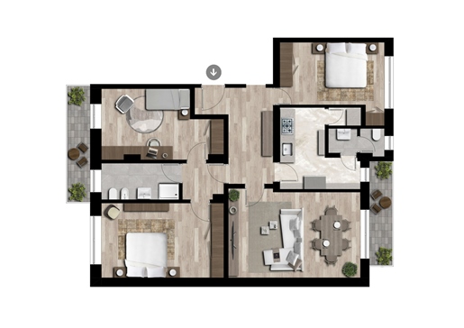 Vendita Appartamento 140 m² - 3 camere - Milano
