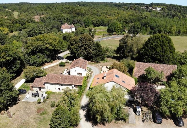Beautiful campsite in the Dordogne