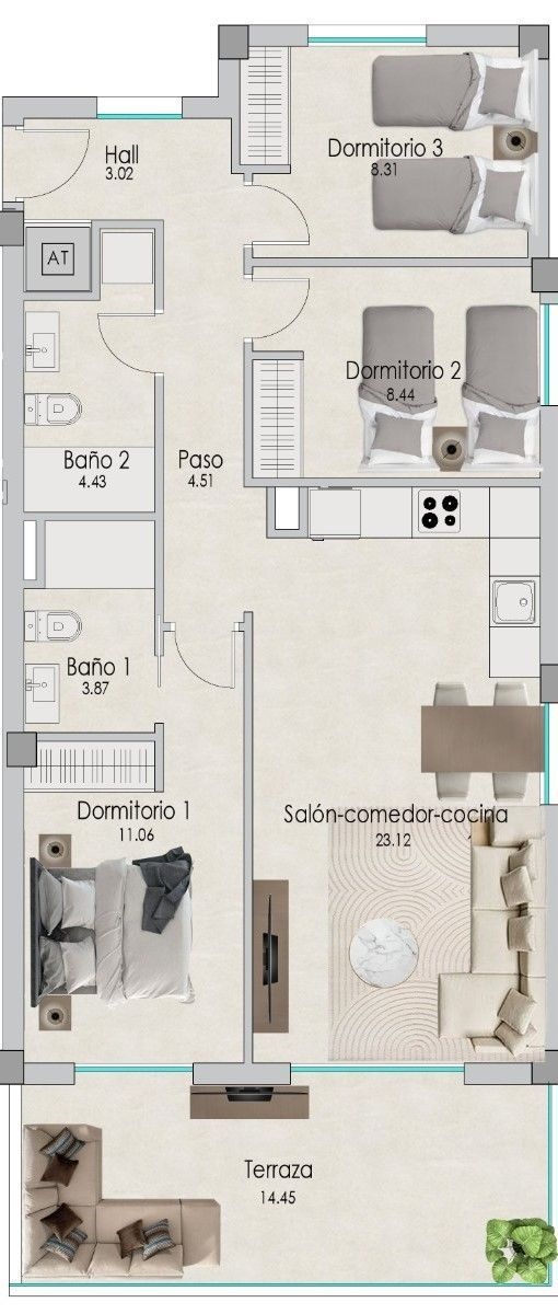 Purchase: Apartment (03130)